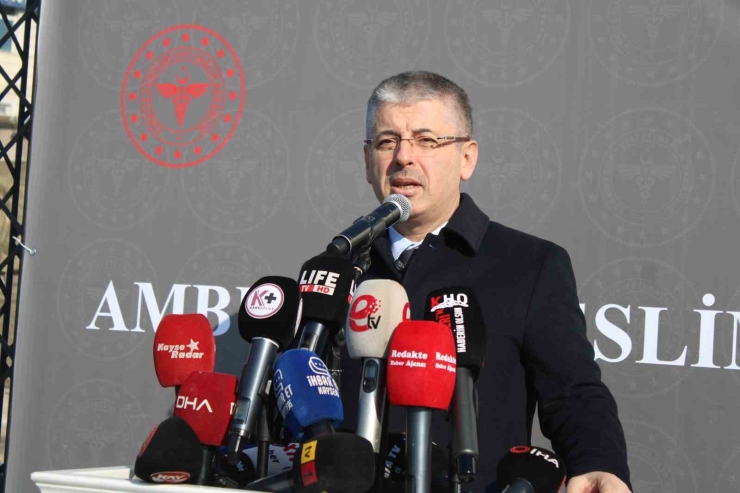 Kayseri’de 12 Ambulans Daha Hizmete Başladı