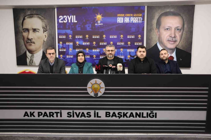 Ak Parti Sivas İ̇l Başkanı Tanrıverdi: "6 Bin 183 Yeni Üye Partimize Kazandırılmıştır"