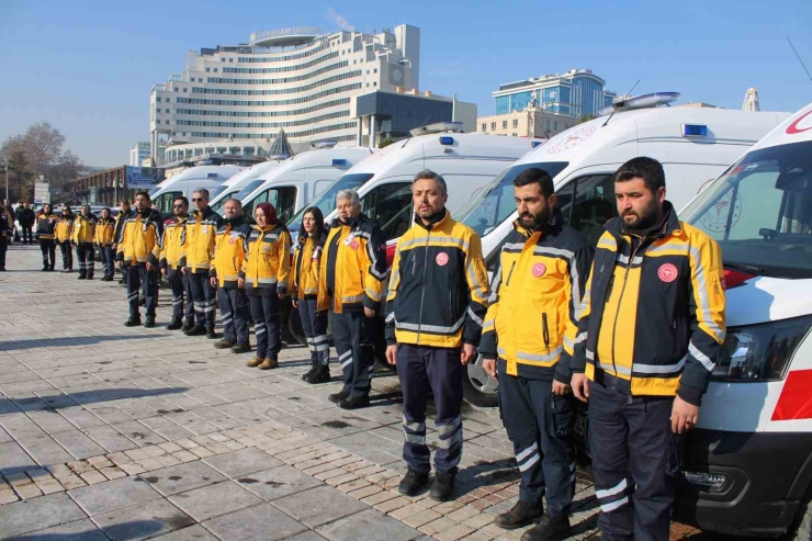 Kayseri’de 12 Ambulans Daha Hizmete Başladı