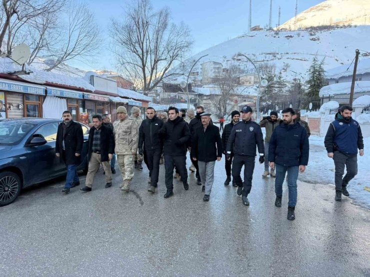 Çatak’ta Çığ Afeti Sonrası Saha İncelemesi Yapıldı