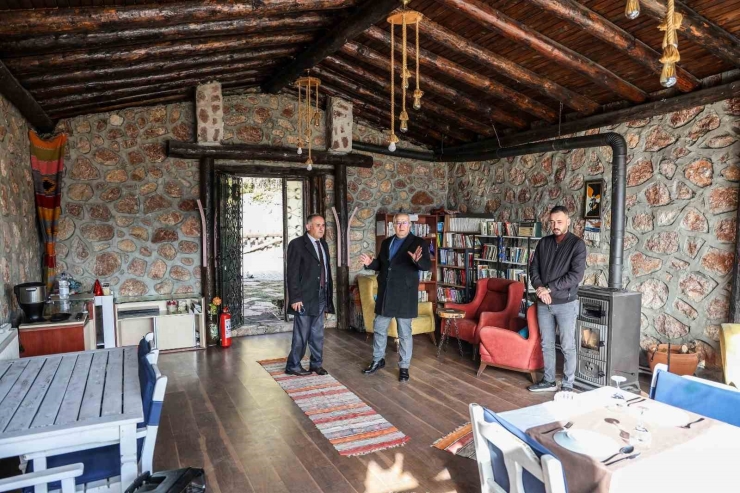 Denizli İ̇l Kültür Ve Turizm Müdürü Özel, Çameli Belediye Başkanı Arslan’ı Ziyaret Etti