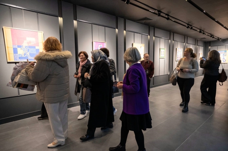 Eskişehir’de ‘kare Kök-k/square Root-k’ Resim Sergisi İlgi Gördü