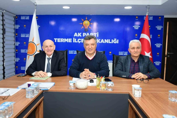 Ak Parti Terme İ̇l Başkanı Baş: "hizmetin Şahidiyiz, Başkanımızın Yanındayız"