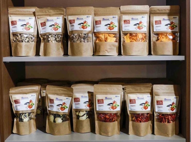 Ekdağ’ın Kurutma Tesisinde Üretilen Ürünler Fuarda Tanıtıldı