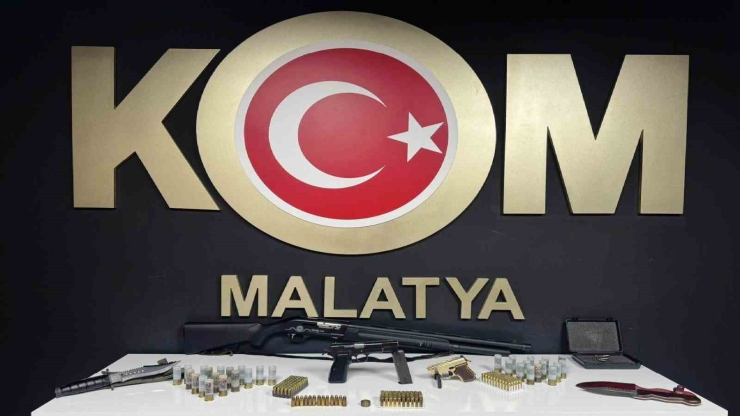 Malatya’da Kaçak Silah Operasyonu: 4 Gözaltı