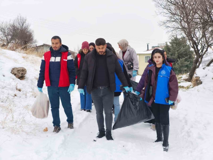 Tunceli’de Soğuk Kışa Sıcak Dokunuş: Gençler Yaban Hayatı İçin Seferber Oldu