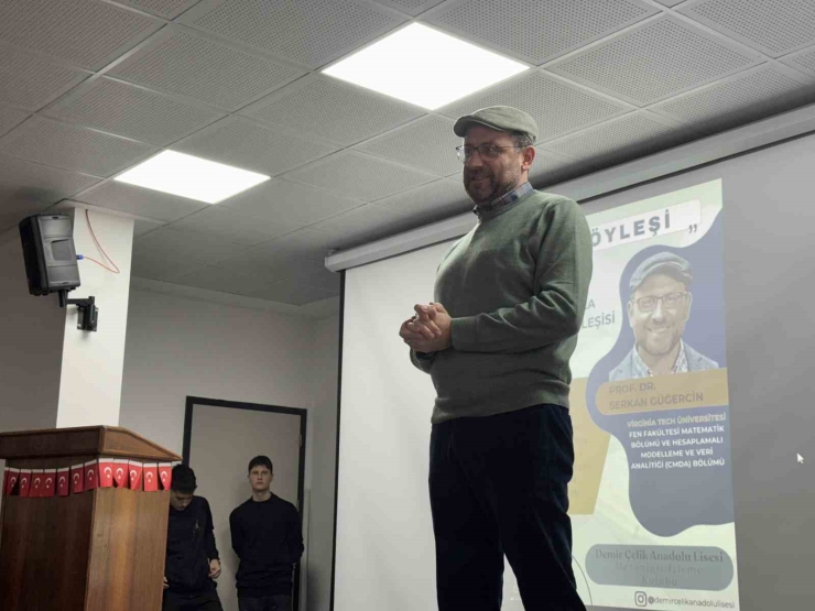 Prof. Dr. Güğercin, Yıllar Sonra Okuluna Gelerek Tecrübelerini Anlattı