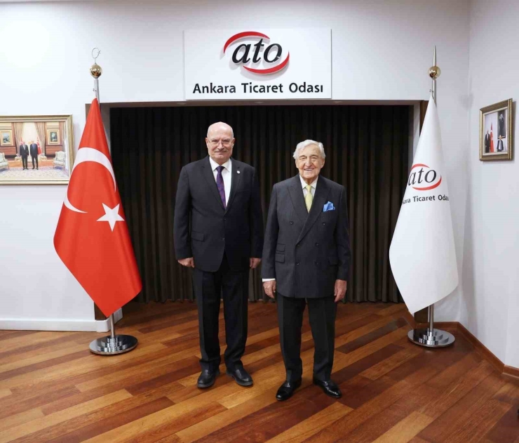 Ato Başkanı Baran: "koç Holding’in Ankara’mıza Ve Ülkemize Katkıları Son Derece Değerli"