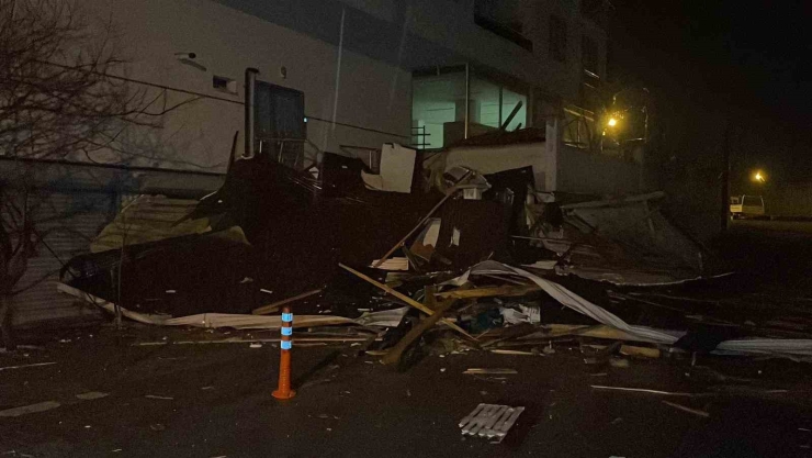 Karaman’da Fırtına Hayatı Olumsuz Etkiledi