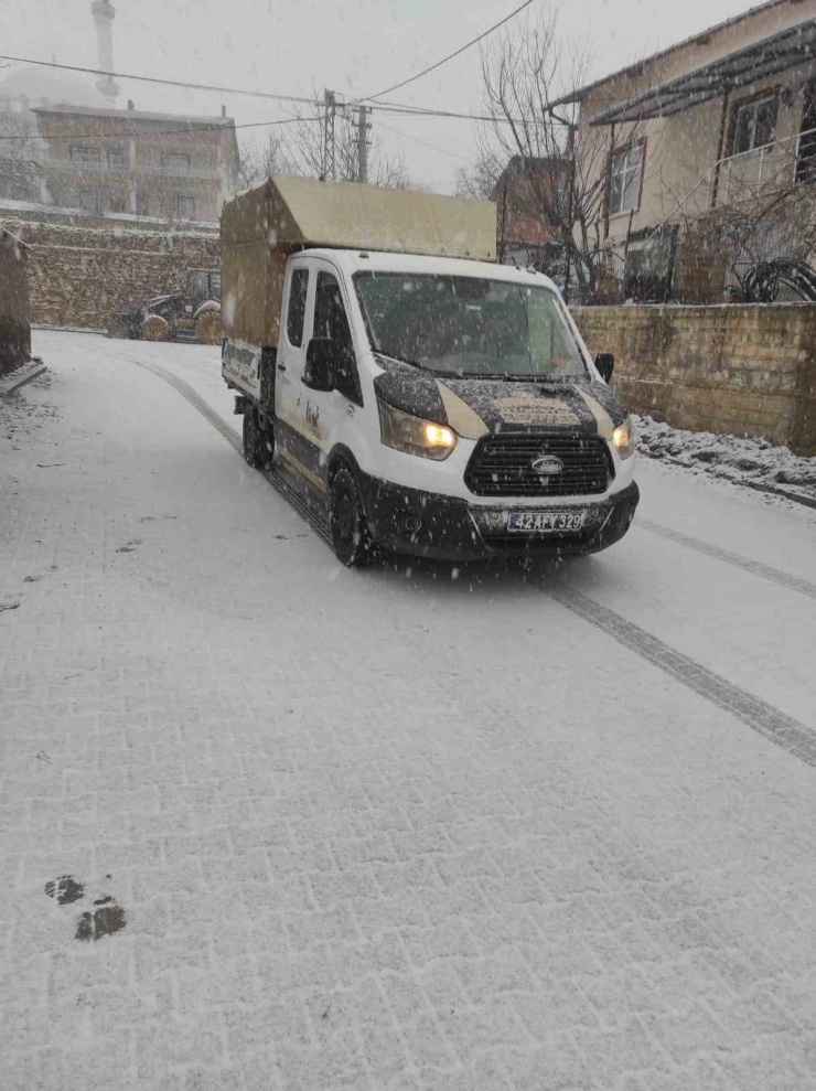 Beyşehir, Hüyük Ve Derebucak’ta Kar Sevinci