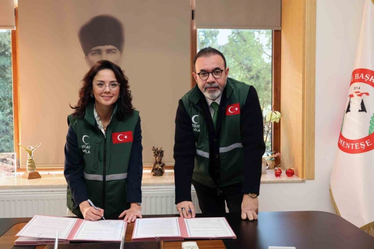 Menteşe Belediyesi Ve Yeşilay’dan Bağımlılıkla Mücadelede Güç Birliği