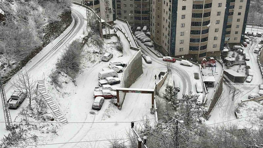 Artvin’de Kar Etkili Oluyor