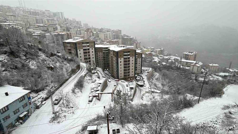 Artvin’de Kar Etkili Oluyor