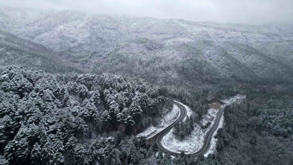 Kazdağları Beyaza Büründü, Manzara Nefes Kesti