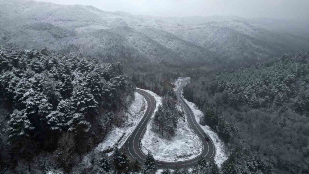 Kazdağları Beyaza Büründü, Manzara Nefes Kesti