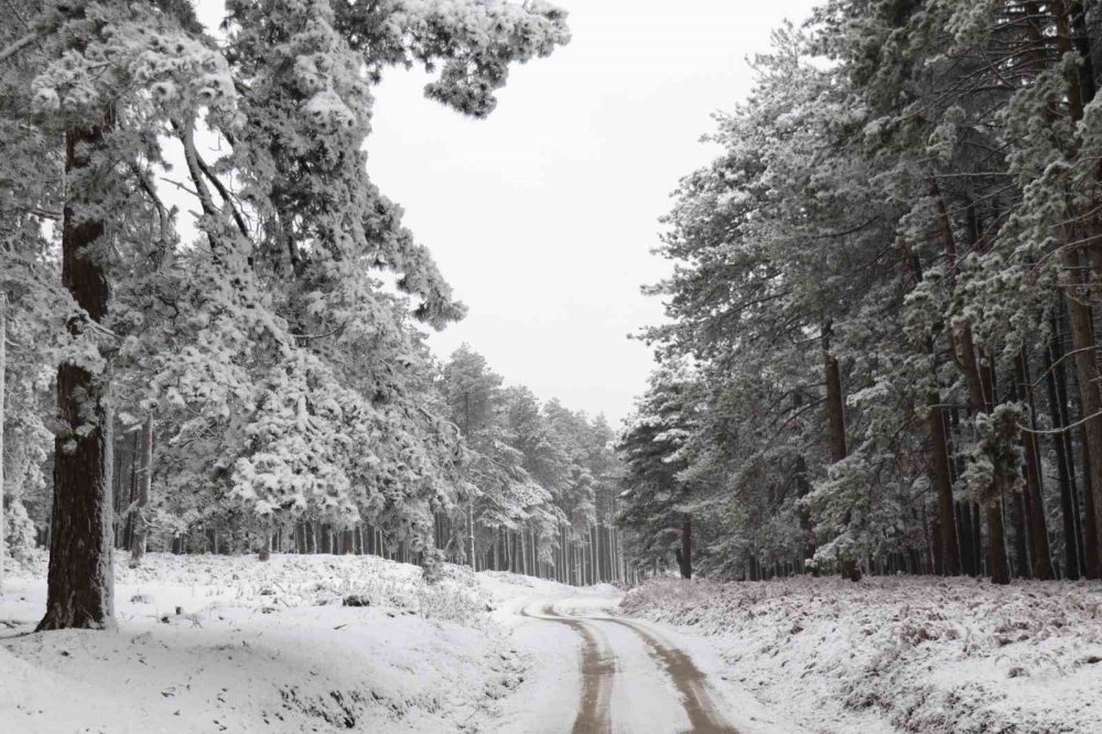 Kazdağları Beyaza Büründü, Manzara Nefes Kesti