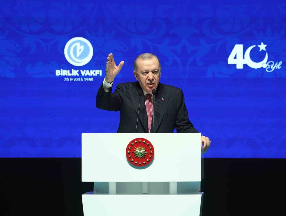 Cumhurbaşkanı Erdoğan: 