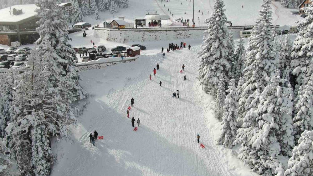 Ilgaz Dağı’nda Yarıyıl Tatili Coşkusu