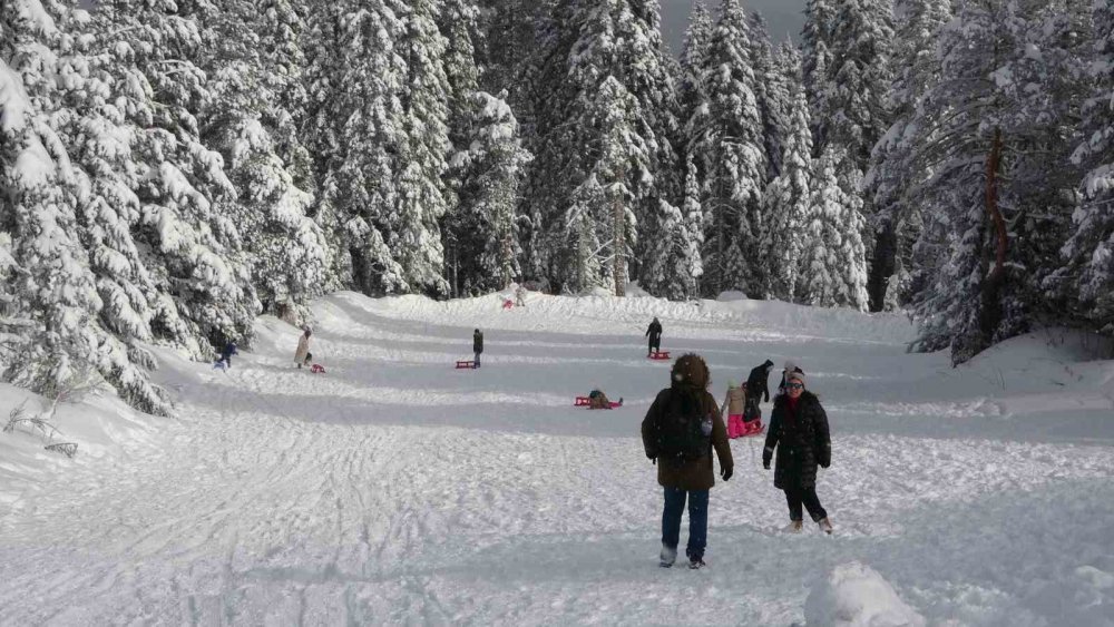Ilgaz Dağı’nda Yarıyıl Tatili Coşkusu