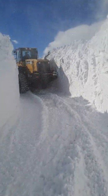 Kars'ta Yoğun Kar Yağışı ve Tipi.. 208 Köy Yolu Ulaşıma Kapandı!
