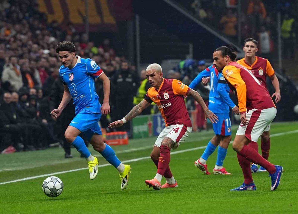 Uefa Şampiyonlar Ligi: Galatasaray: 1 - Atletico Madrid: 1 (i̇lk Yarı)