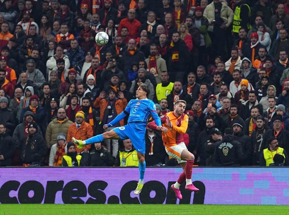 Uefa Şampiyonlar Ligi: Galatasaray: 1 - Atletico Madrid: 1 (i̇lk Yarı)