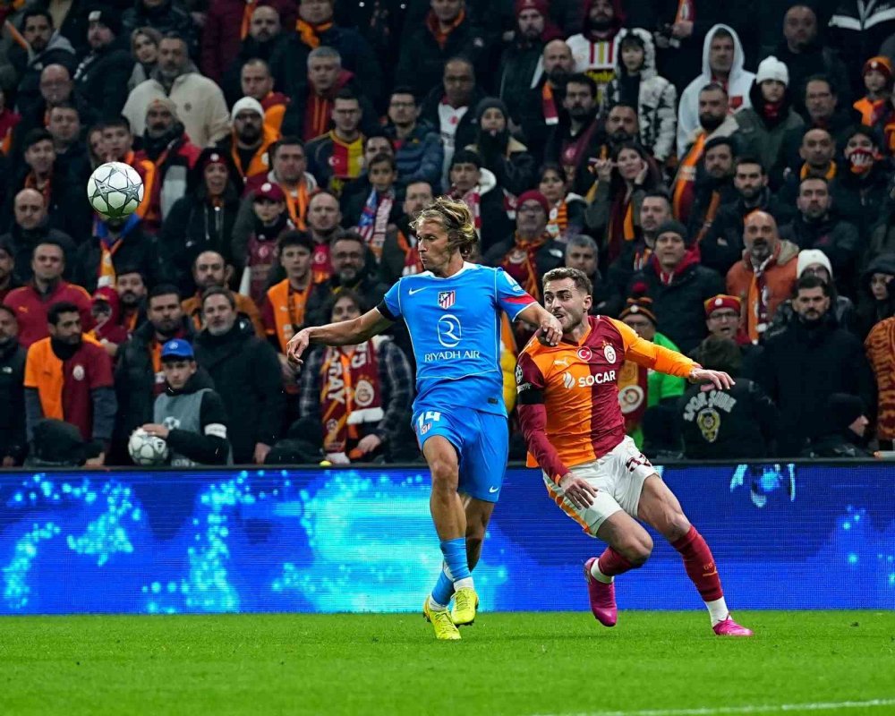 Uefa Şampiyonlar Ligi: Galatasaray: 1 - Atletico Madrid: 1 (i̇lk Yarı)