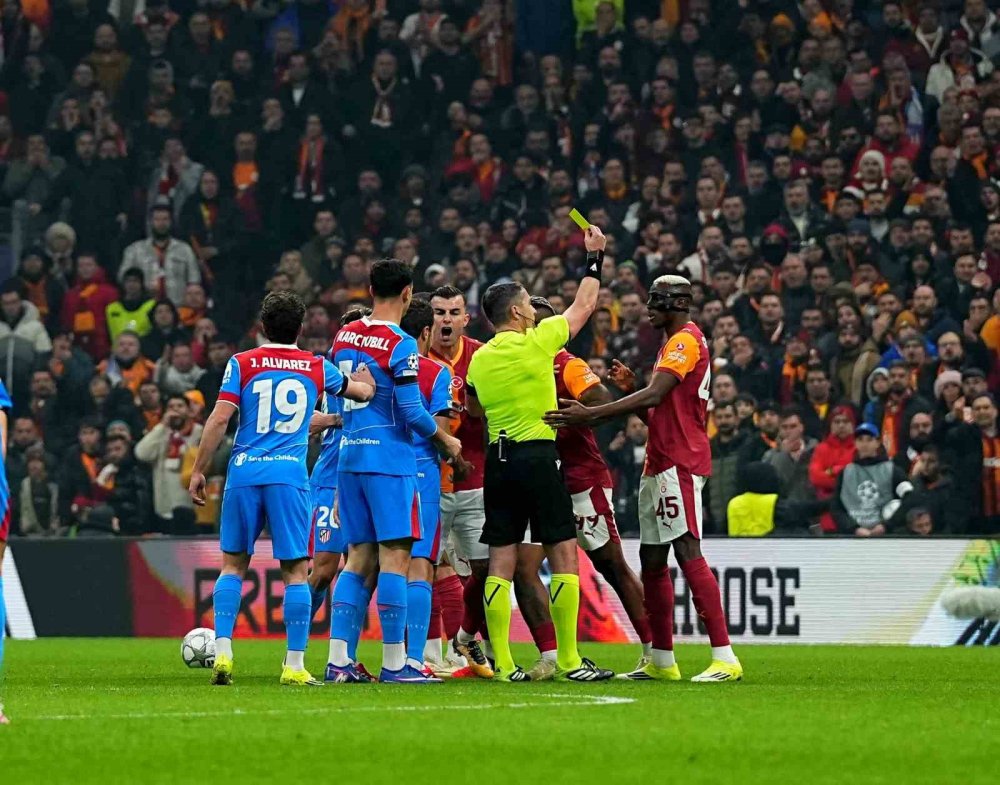 Uefa Şampiyonlar Ligi: Galatasaray: 1 - Atletico Madrid: 1 (i̇lk Yarı)