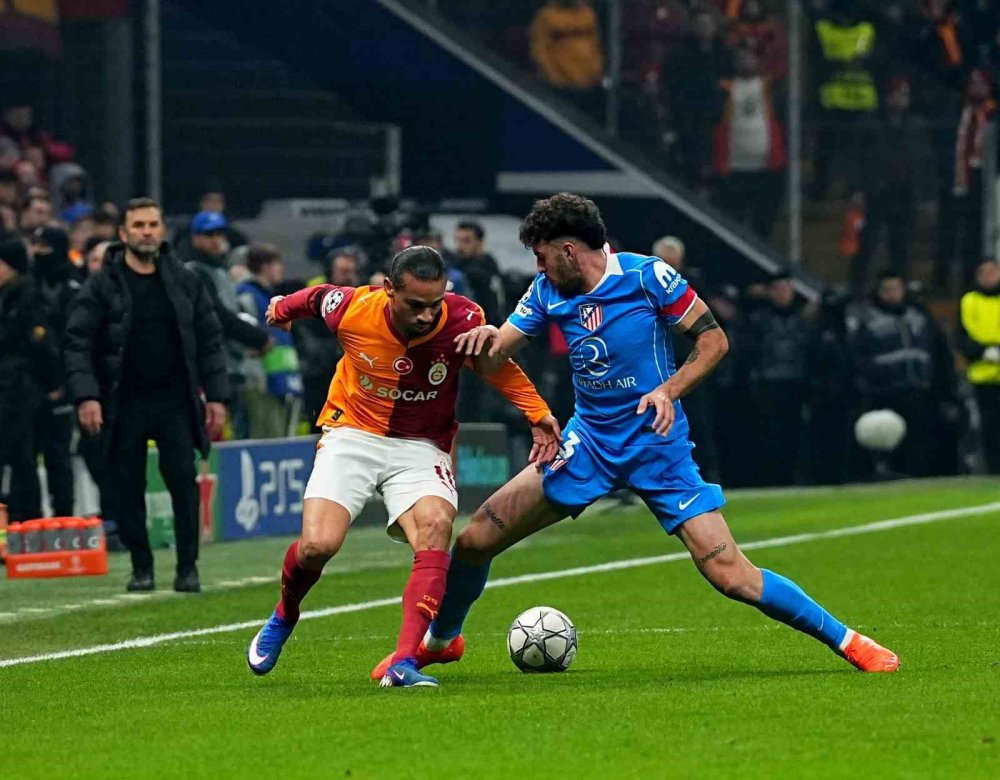Uefa Şampiyonlar Ligi: Galatasaray: 1 - Atletico Madrid: 1 (i̇lk Yarı)