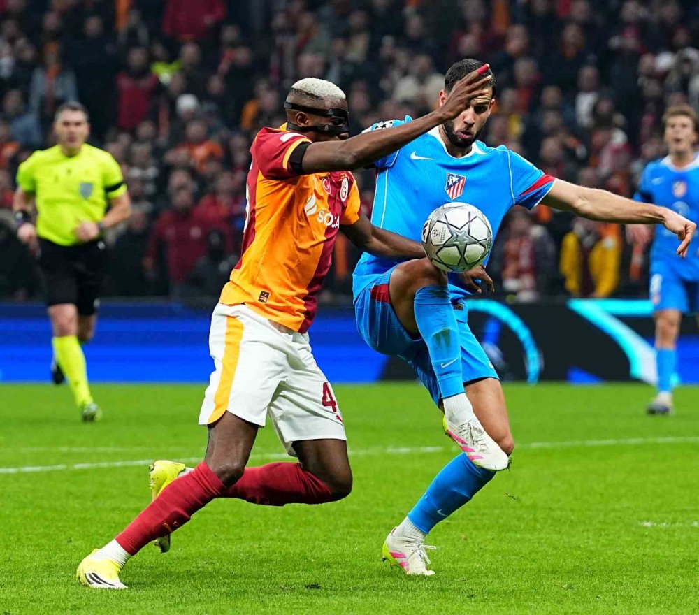 Uefa Şampiyonlar Ligi: Galatasaray: 1 - Atletico Madrid: 1 (i̇lk Yarı)