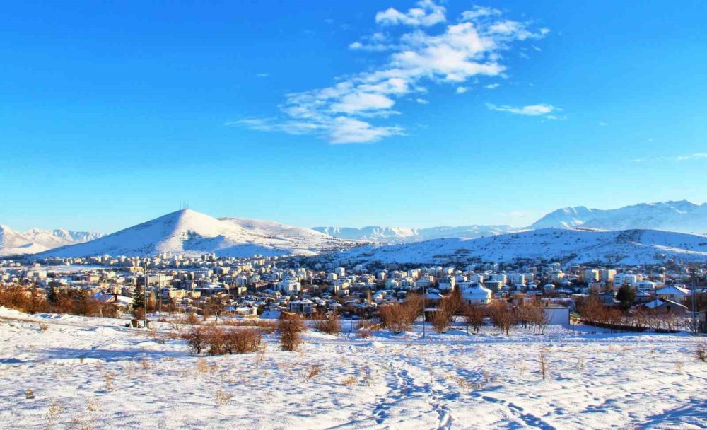 Afşin’de Kar Sonrası Manzara Hayran Bıraktı