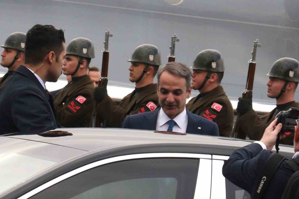 Yunanistan Başbakanı Miçotakis, Cumhurbaşkanı Erdoğan İle Görüşmek Üzere Ankara’da