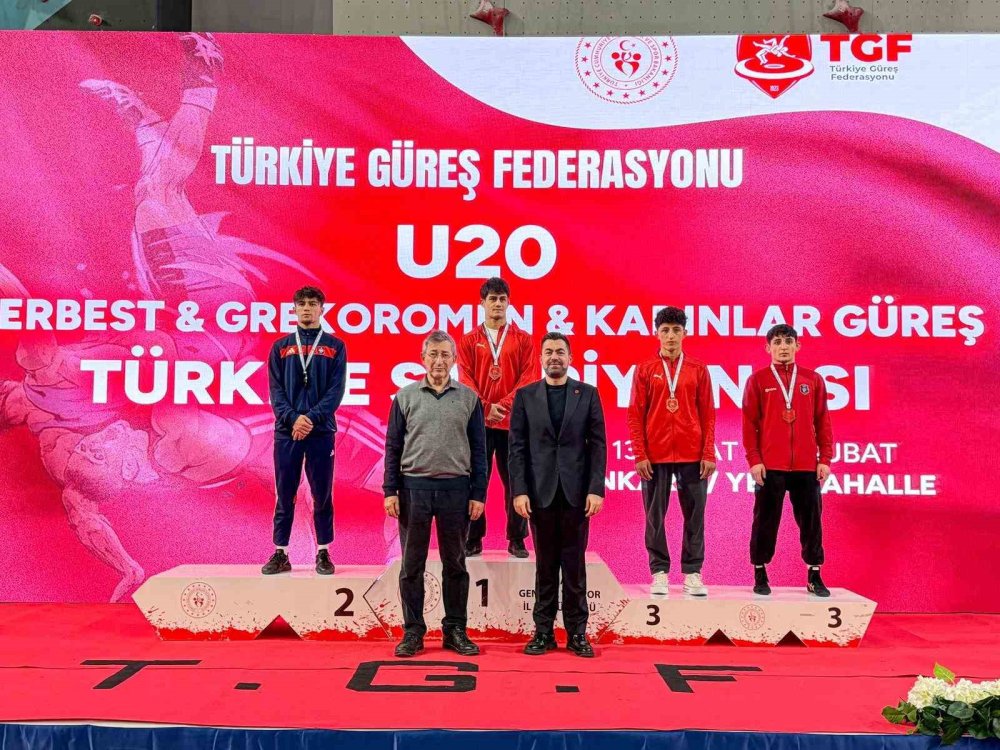 U20 Serbest Güreş Türkiye Şampiyonası Sona Erdi