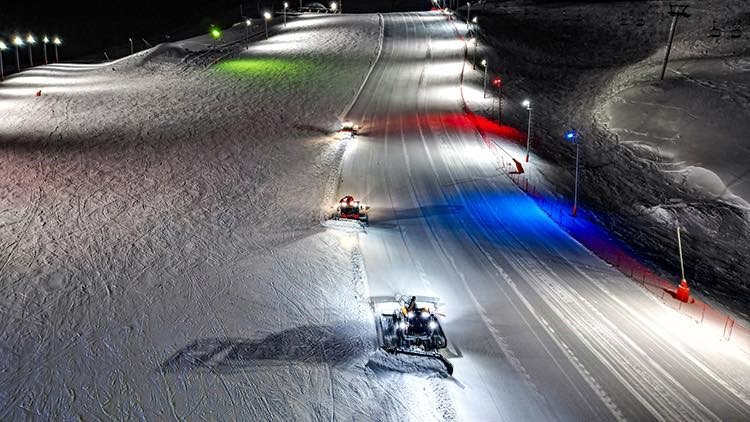 Palandöken’de Kar Bereketi.. Gece Kayağı ve Kültürel Renkler Bir Arada!