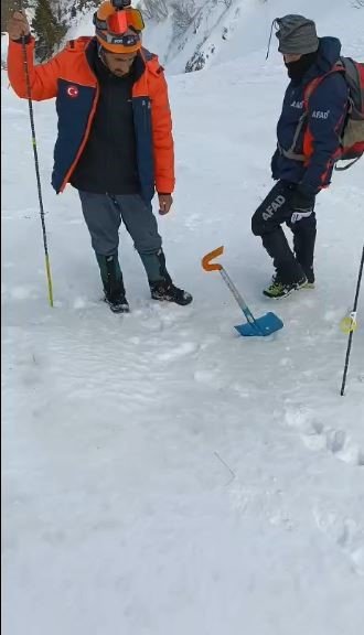 Çığ Altında Bulunan Kayıp Çoban İçin Çığ Riskinin Ortadan Kalkması Bekleniyor