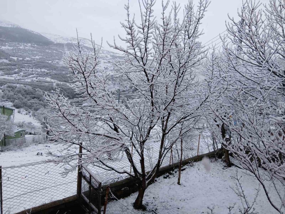 Kış Posof’a Geri Döndü.. Gece Başlayan Kar İlçeyi Beyaza Bürüdü!
