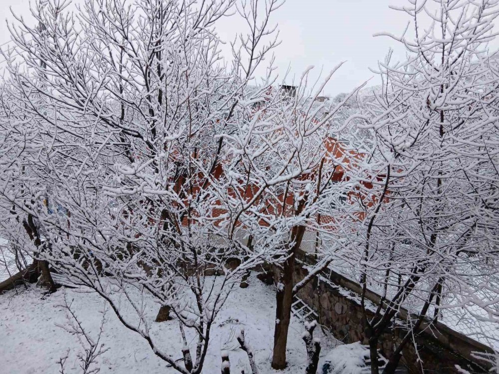 Kış Posof’a Geri Döndü.. Gece Başlayan Kar İlçeyi Beyaza Bürüdü!
