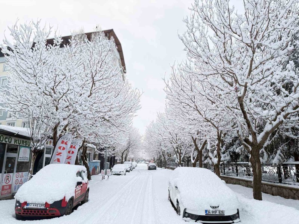 Patnos’ta Kar Sürprizi: İlçe Merkezine 40 Cm Kar Yağdı