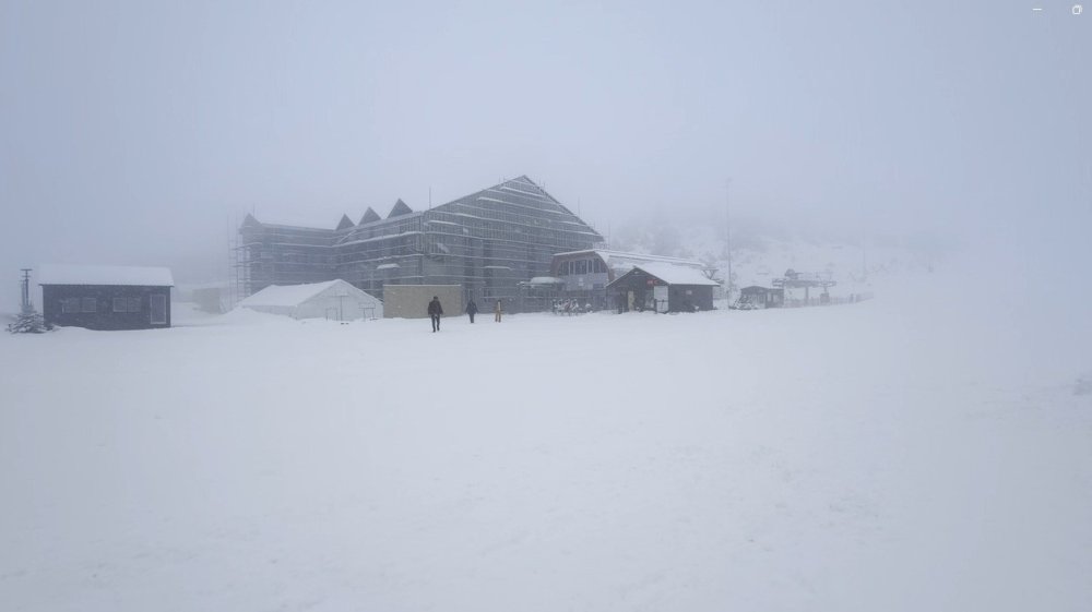 Ergan Dağı’nda Kar Rekoru: 2. Etap Teleski Hattı Kar Altında