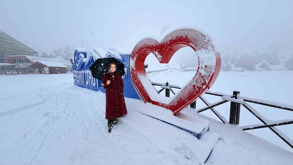 Ergan Dağı’nda Kar Rekoru: 2. Etap Teleski Hattı Kar Altında