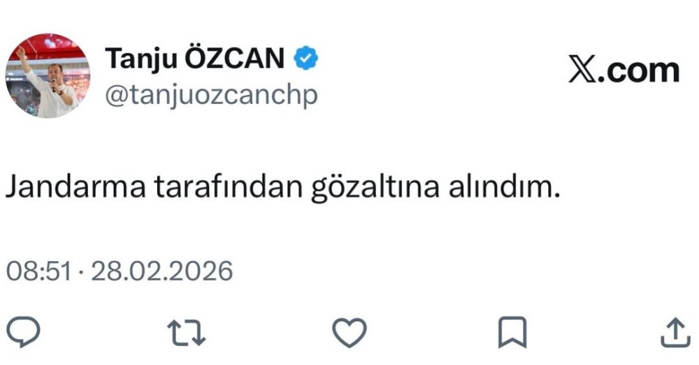 Bolu Belediye Başkanı Tanju Özcan Gözaltına Alındı