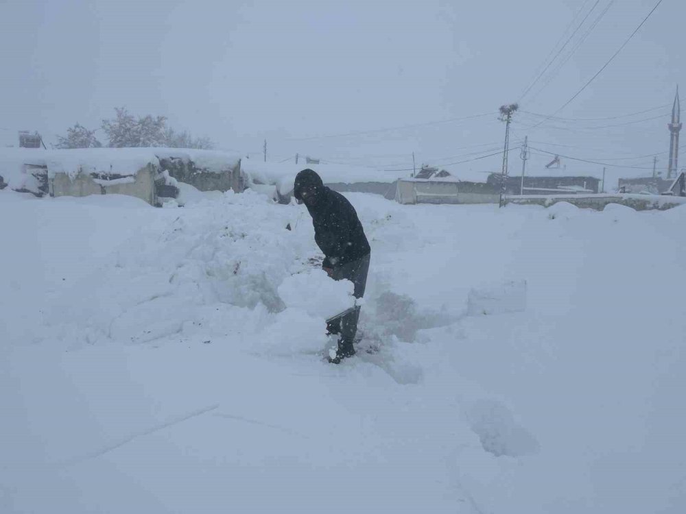 Büyüleyici Kış Manzarası.. Normale Dönmek İçin Çalışmalar Devam Ediyor!