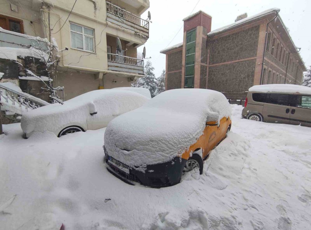 Ardahan’da Kar Yeniden Etkili Oldu.. Ekipler Ulaşım İçin Aralıksız Çalışıyor!