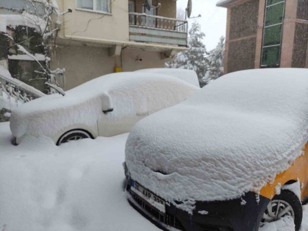 Ardahan’da Kar Yeniden Etkili Oldu.. Ekipler Ulaşım İçin Aralıksız Çalışıyor!
