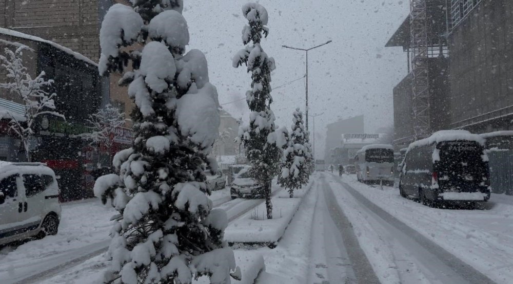 Patnos’ta Baharı Beklerken 40 Santimetre Kar Yağdı