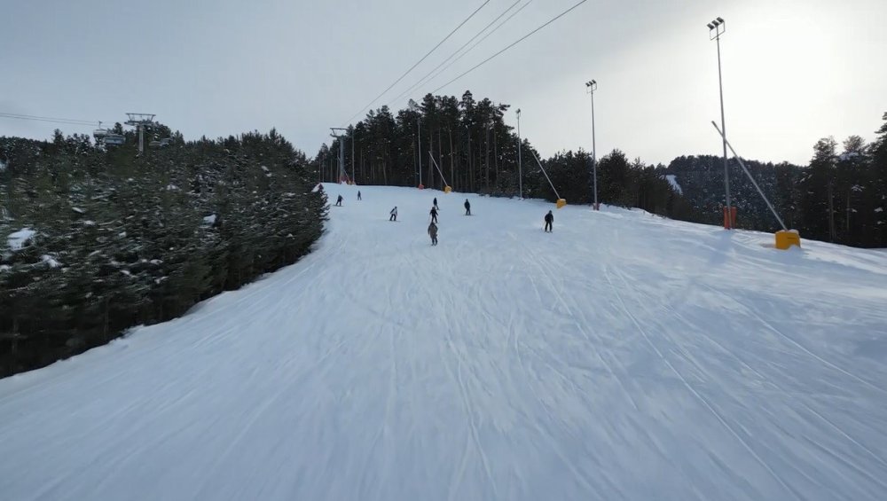 Bahar Geldi Ama Kayak Bitmedi.. Sarıkamış Pistleri Hala Hareketli!