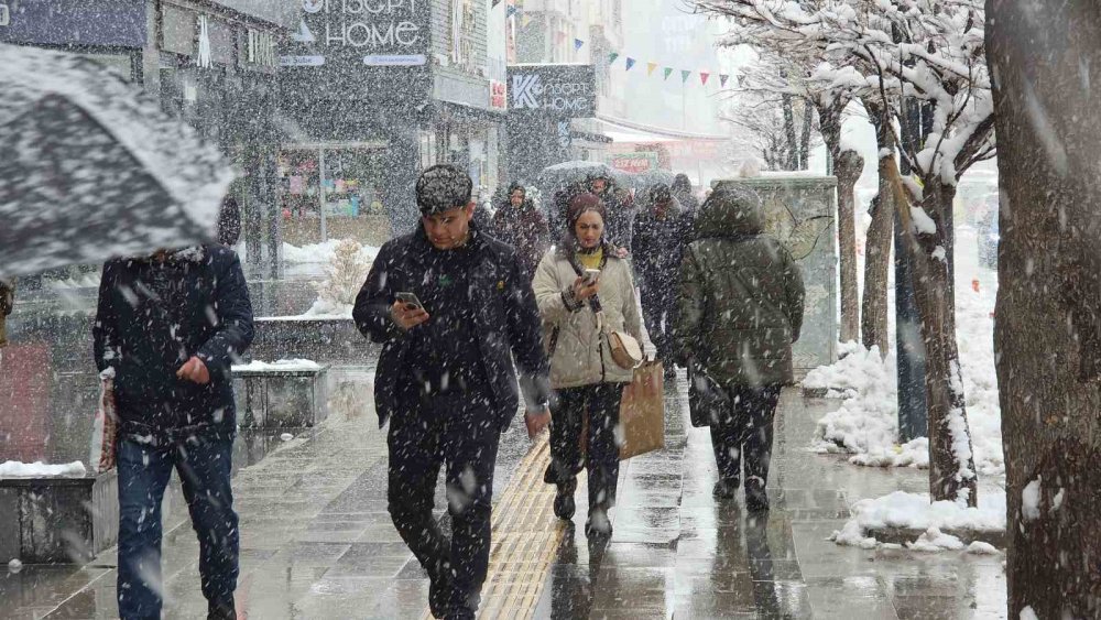 Van’da Kar Yağışı Ve Sis Etkili Oluyor