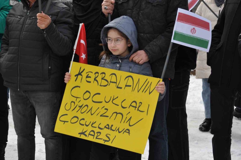 Kars’ta Caferiler İ̇ran’a Düzenlenen Saldırıları Kınadı