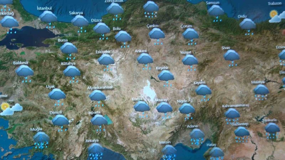 Bayram Öncesi Hava Değişiyor.. Türkiye Genelinde 4 Gün Yağış Bekleniyor!