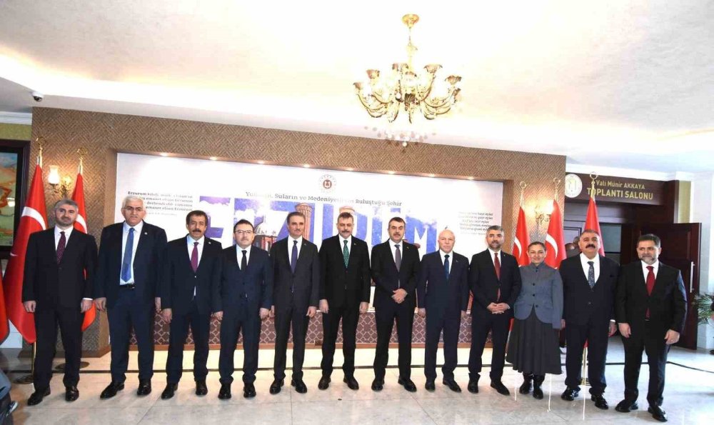 İçişleri Bakanı Çiftçi ve Milli Eğitim Bakanı Tekin Erzurum’da